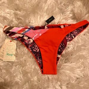 NWT Maaji Creme De Papaya Bikini Bottom